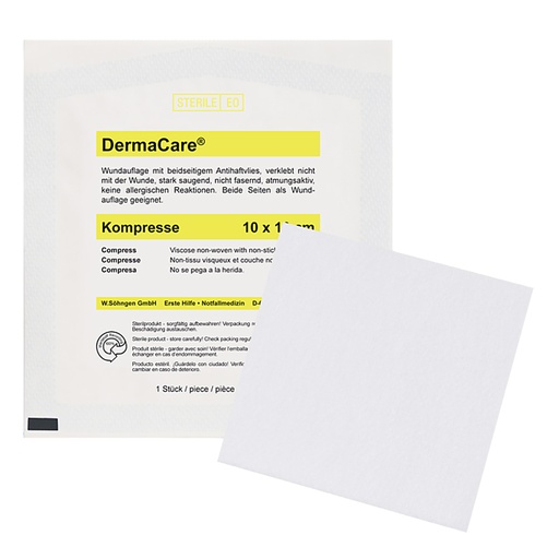 [S48.1003105] DermaCare® Kompresse einzeln 10 x 10 cm