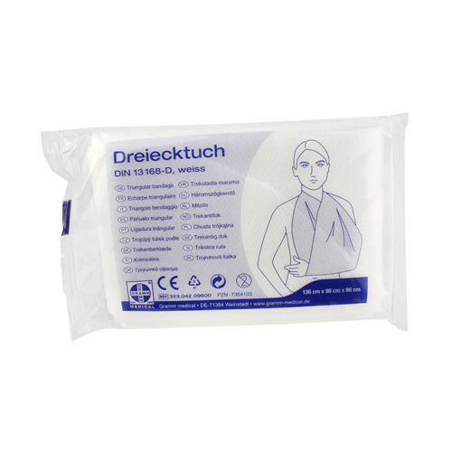 [40-301-1] Dreiecktuch DIN 13168-D 136 x 96 x 96 mm