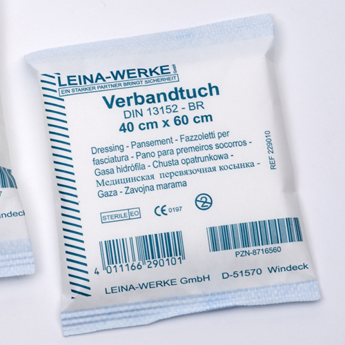 [V50150] Leina Verbandtuch, 60x80 cm DIN 13152-A