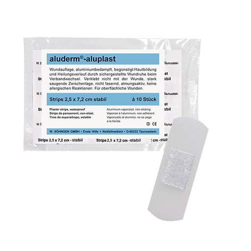 [2602522] aluderm®-aluplast stabil Strips 2,5 x 7,2 cm