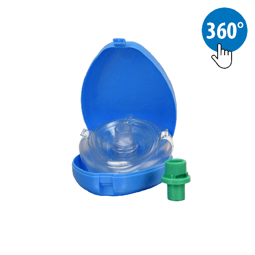 [311.5001] [311.5001] HERZmed Taschenbeatmungsmaske BLUE