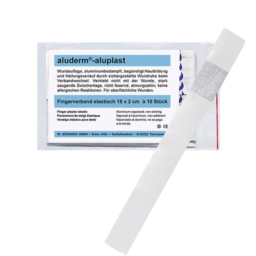 [2602521] aluderm®-aluplast elastisch Fingerverband 18x2cm