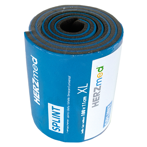 [HZ-4105] HERZmed® SPLINT Größe XL (gerollt) – blau/grau