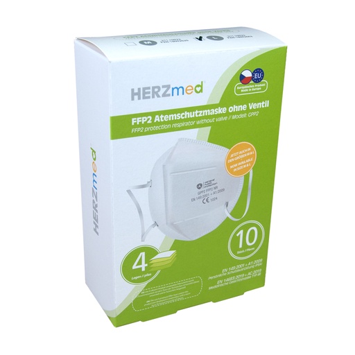 [311.10022] HERZmed FFP2 Maske M WHITE