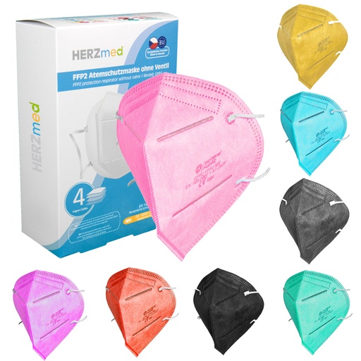 [311.10014] HERZmed FFP2-Maske ohne Ventil, GREY