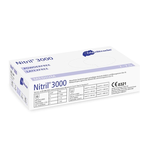 [10-59-M] Untersuchungshandschuhe Nitril 3000 Gr. M