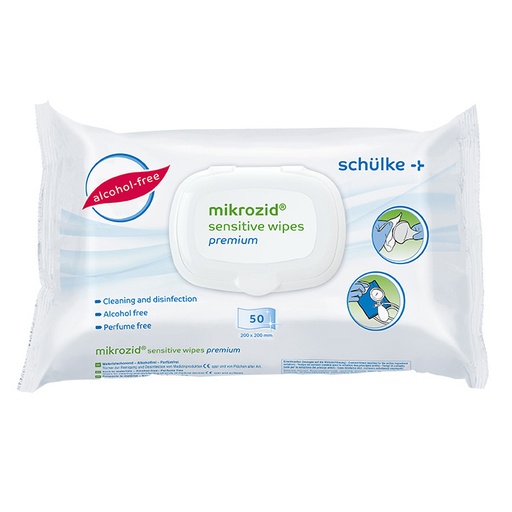 [2602086] mikrozid sensitive wipes 50 Tücher / premium