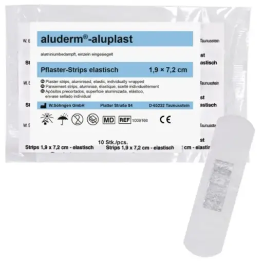 [2602505] aluderm®-aluplast elastisch Strips 2,5 x 7,2 cm