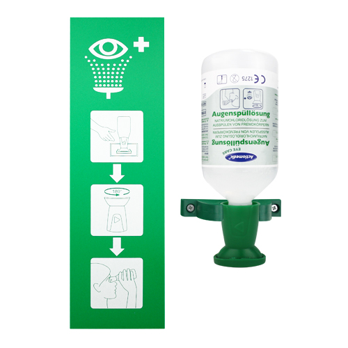 [74-108] Augenspülstation SINGLE 1 (1 x 500 ml NaCl)