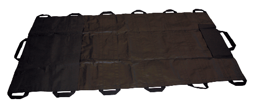 [N190459] HERZmed Rettungstuch EINWEG BLACK XL