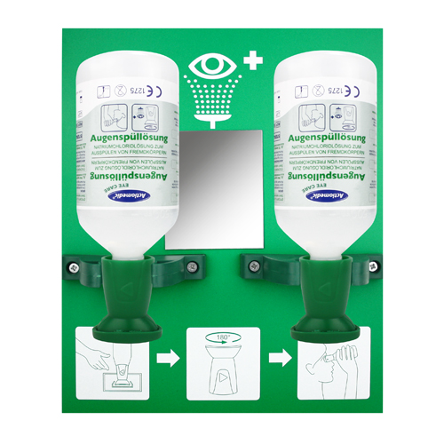 [74-106] Augenspülstation DOUBLE 1 (2 x 500 ml NaCl)
