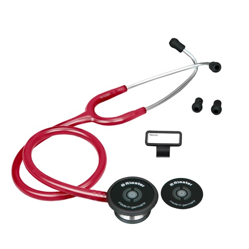 [2602026] Stethoskop duplex® 2.0 rot, Edelstahl, in