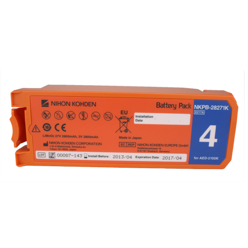 [2601660] 4 Jahres-Batterie für AED 21xx ab 2013 NIHON