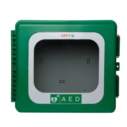 [M5370007] Arky Outdoor-Wandschrank mit Alarm, grün