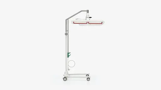 [WY3212] [683.WY3212] Wärmestrahler CERAMOTHERM 3200 auf höhenverstellbarem Fahrstativ