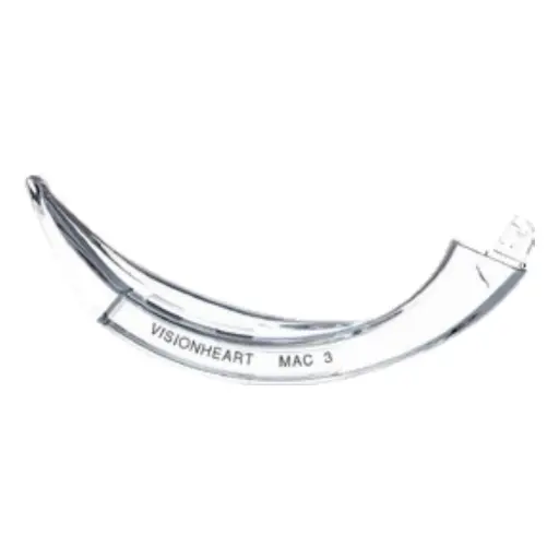 [I-VL-03-0011-VE] VisionHEART Videolaryngoskop Blade MAC 3, Erwachsene, 10 Stück
